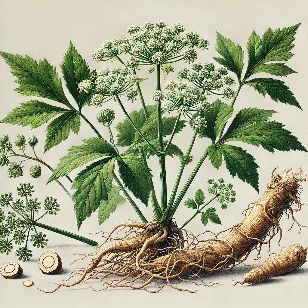 Dang Gui-Chinese Engelwortel-Radix Angelicae Sinensis