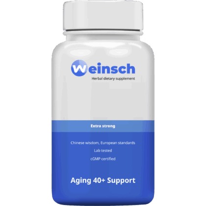 8aging 40+ support bu zhong yi qi tang / he sheng mai san extra strong 60 tablets 500mg