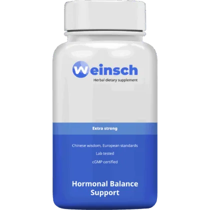 hormonal balance support packaging bottle