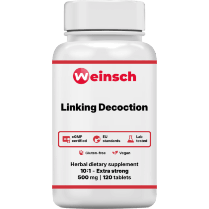 Linking decoction packaging bottle.png