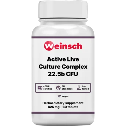 Active live culture complex 22 5b cfu packaging bottle.png