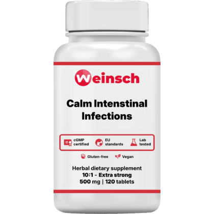 Calm intenstinal infections packaging bottle weinsch.png