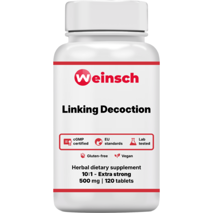 Linking decoction packaging bottle.png
