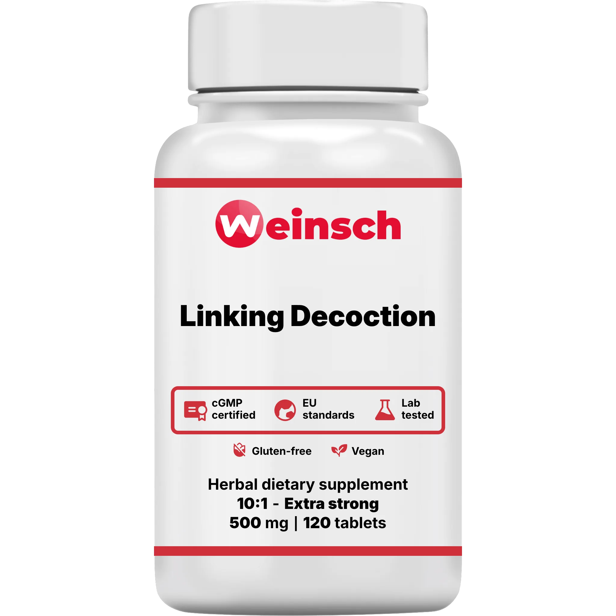 Linking decoction packaging bottle.png