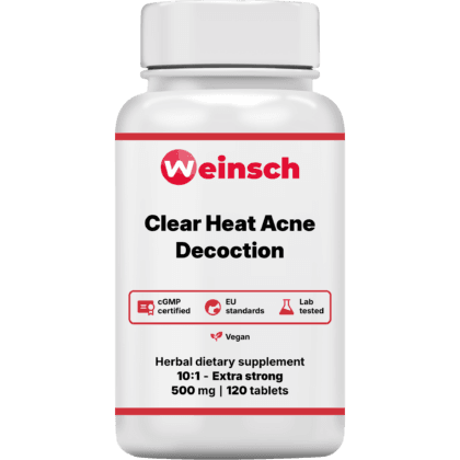 Clear heat acne decoction packaging bottle.png