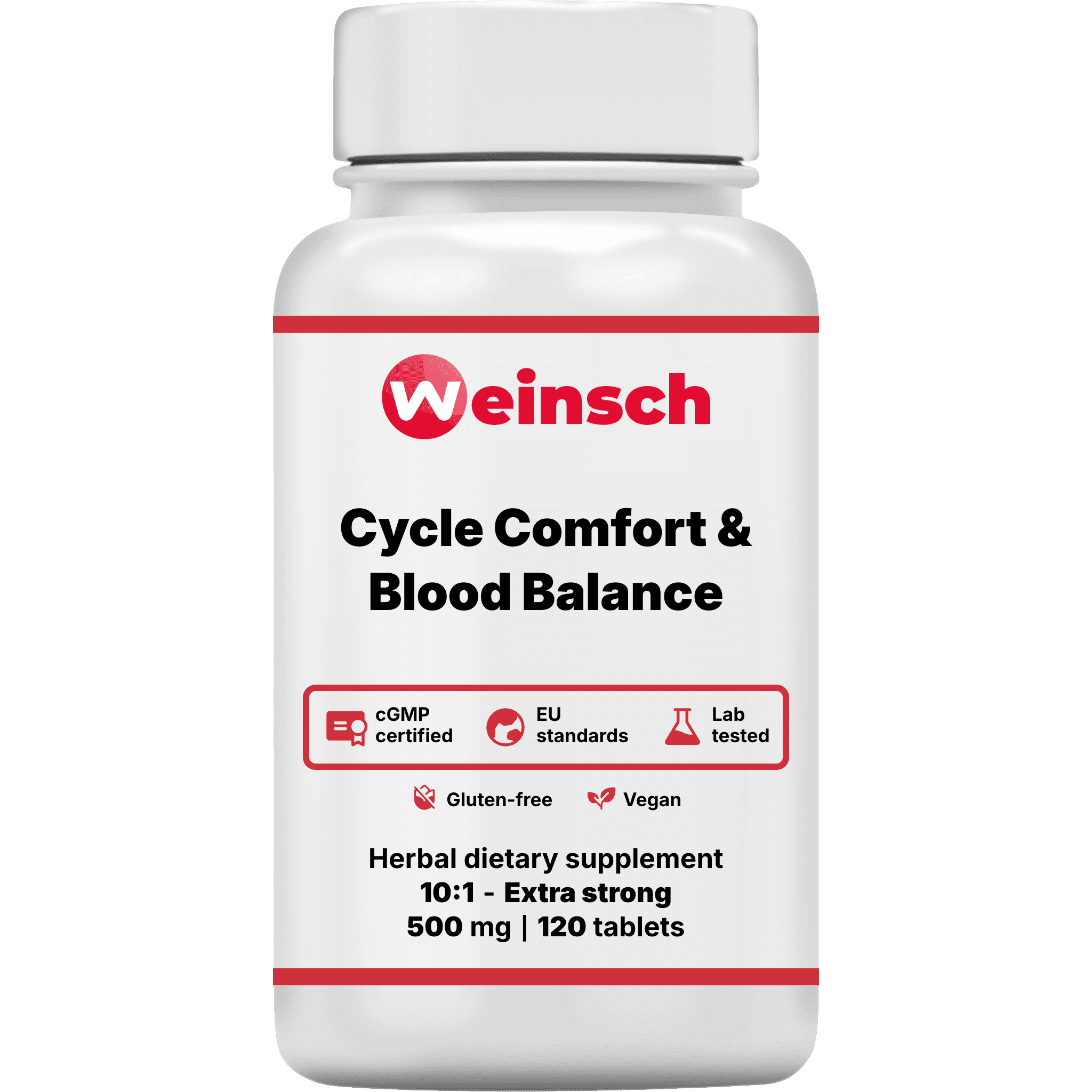 Cycle comfort blood balance packaging bottle.png