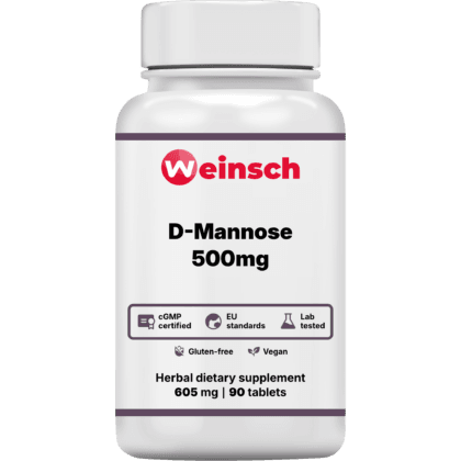 D mannose 500mg packaging bottle WHE.png