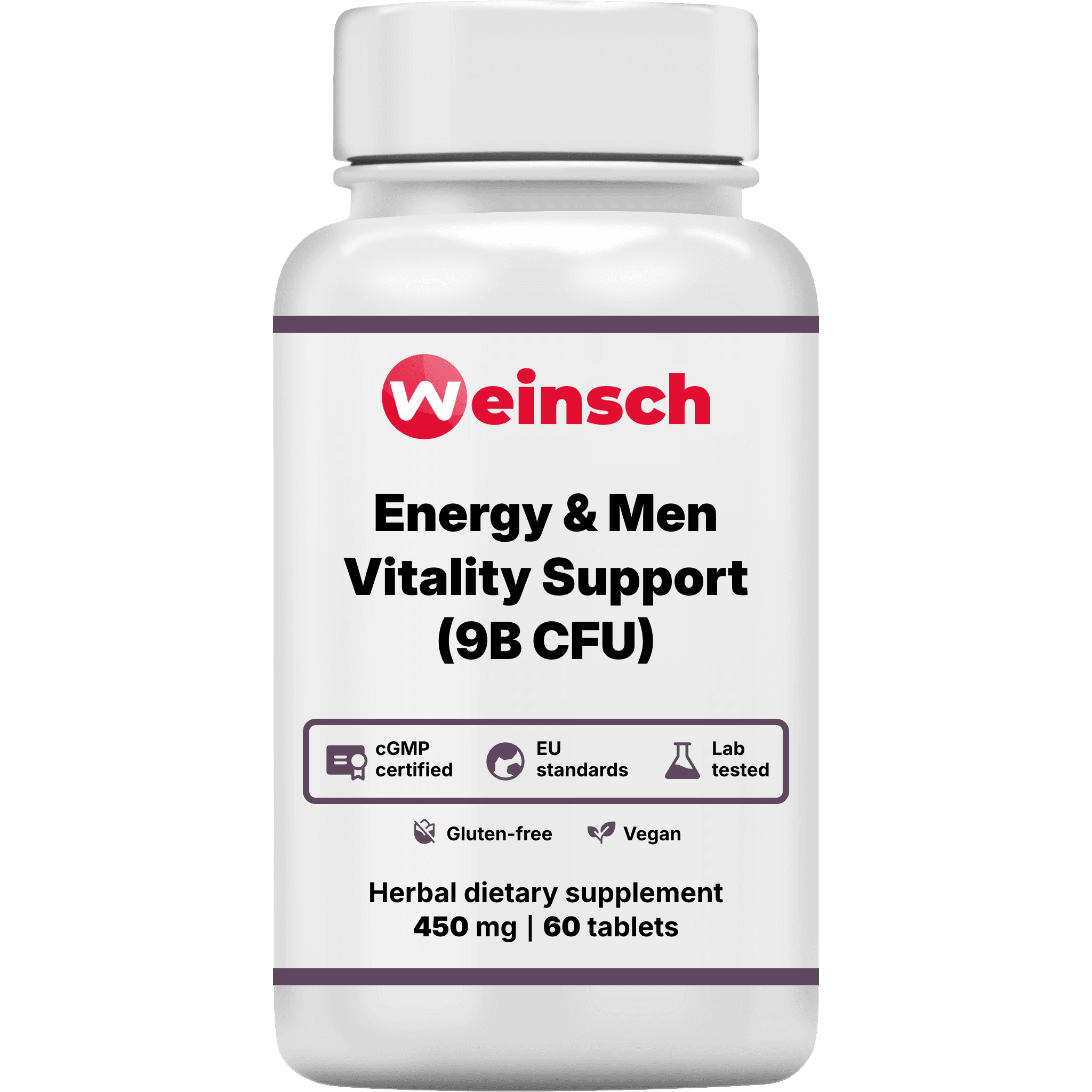 Energy men vitality support 9b cfu packaging bottle WHE.png