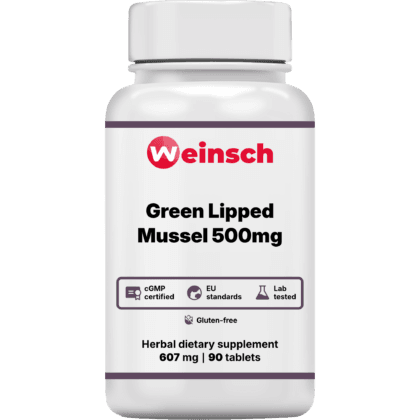 Green lipped mussel 500mg packaging bottle WHE.png