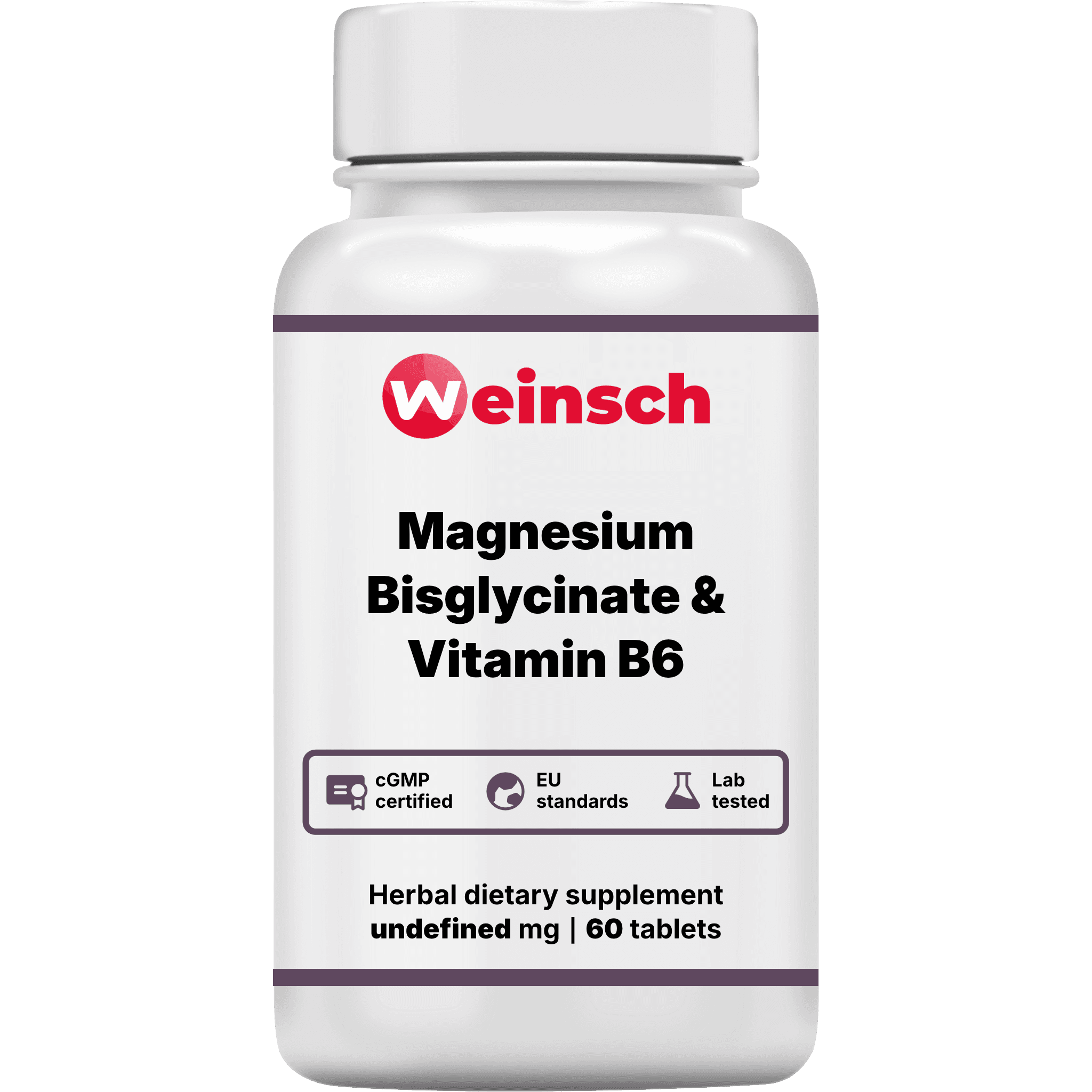 Magnesium bisglycinate vitamin b6 packaging bottle.png