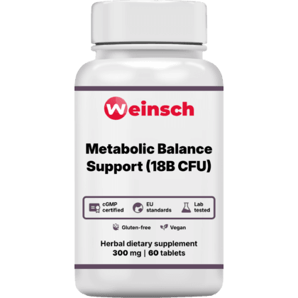 Metabolic balance support 18b cfu packaging bottle WHE.png