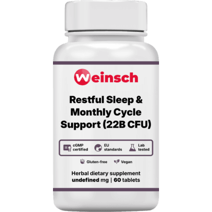 Restful sleep monthly cycle support 22b cfu packaging bottle.png