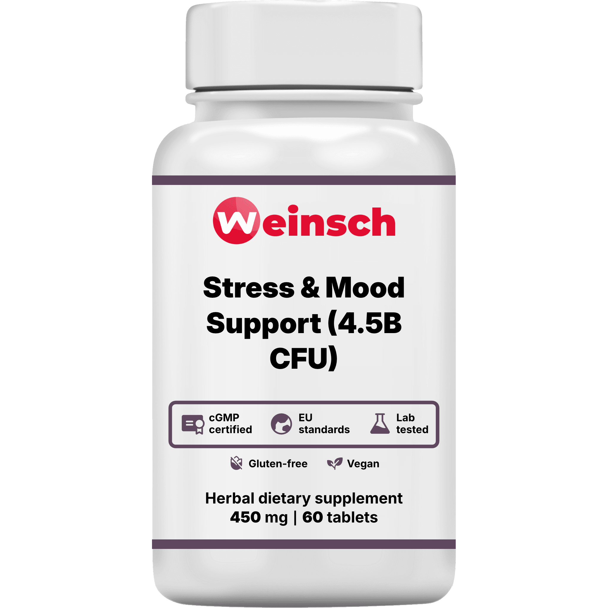 Stress mood support 4 5b cfu packaging bottle WHE.png