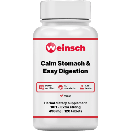 Calm stomach easy digestion packaging bottle.png