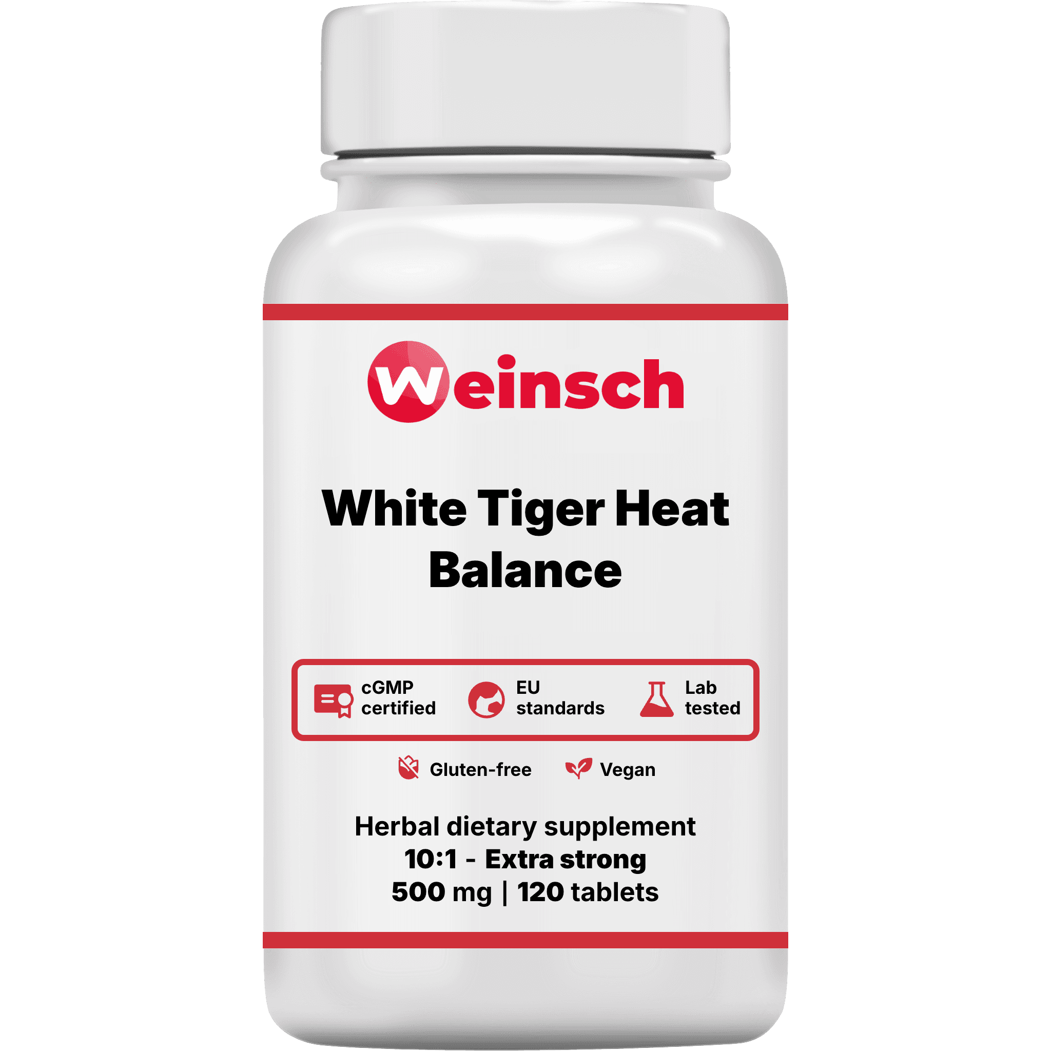 White tiger heat balance packaging bottle.png
