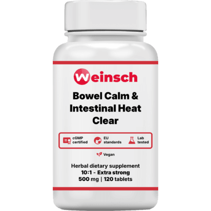 Bowel calm intestinal heat clear packaging bottle.png