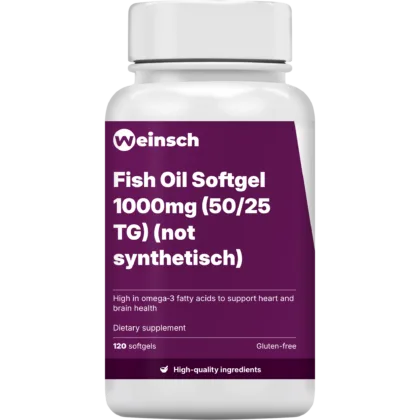 Fish oil softgel 1000mg 50 25 tg not synthetisch packaging bottle weinsch.png