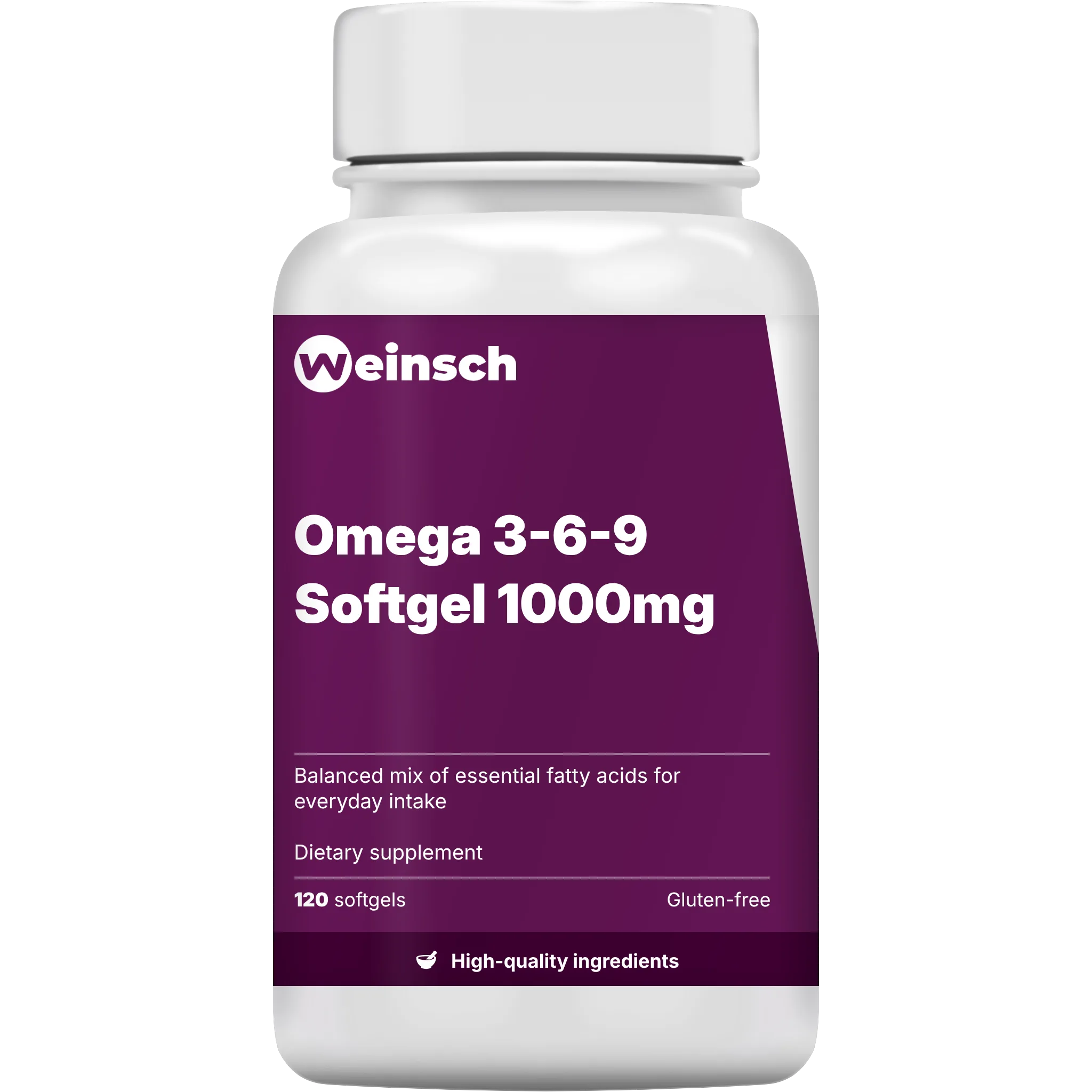 Omega 3 6 9 softgel 1000mg packaging bottle Wei.png