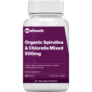 Organic Spirulina & Chlorella Mixed 500mg