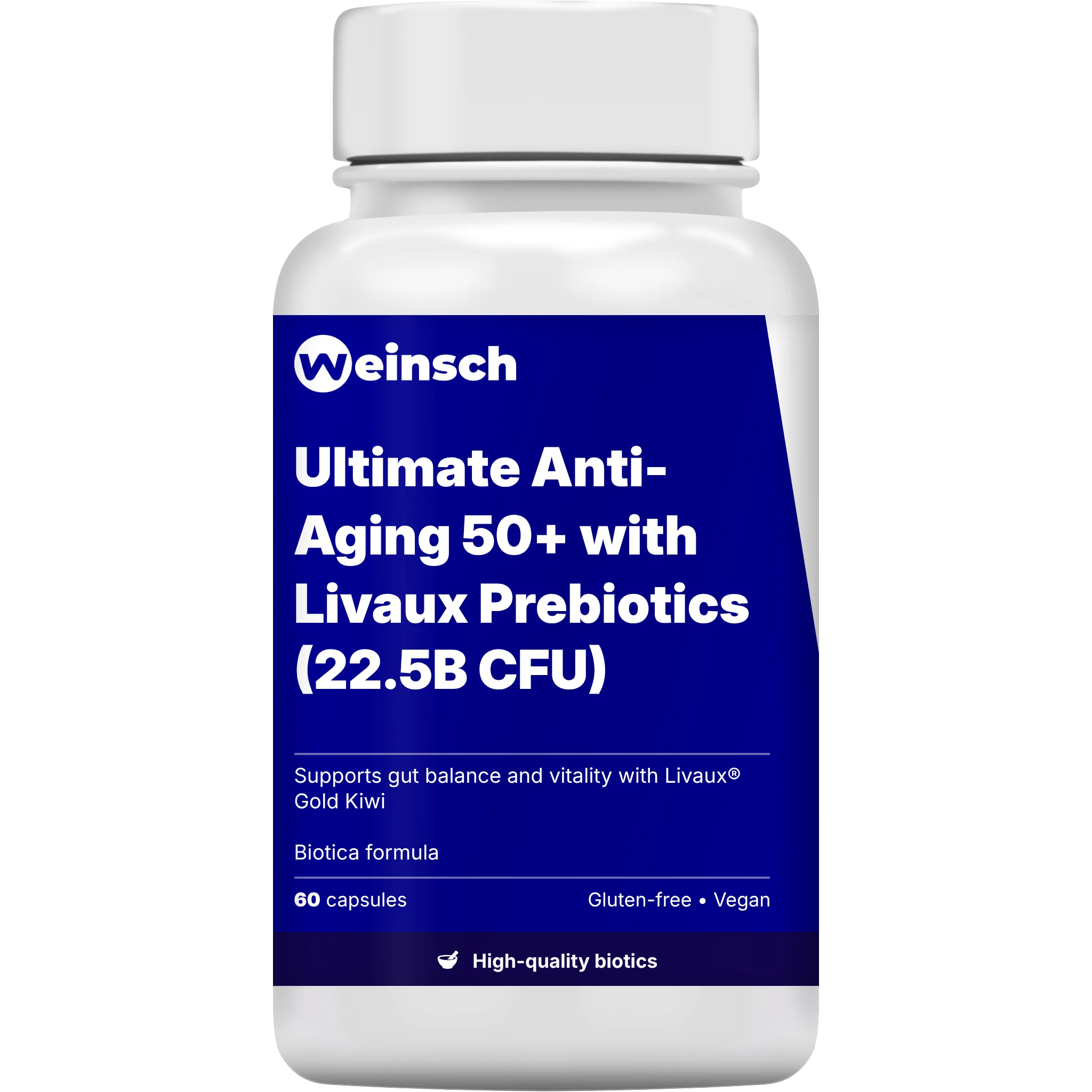 Ultimate Anti-Aging 50+ with Livaux Prebiotics (22.5B CFU)