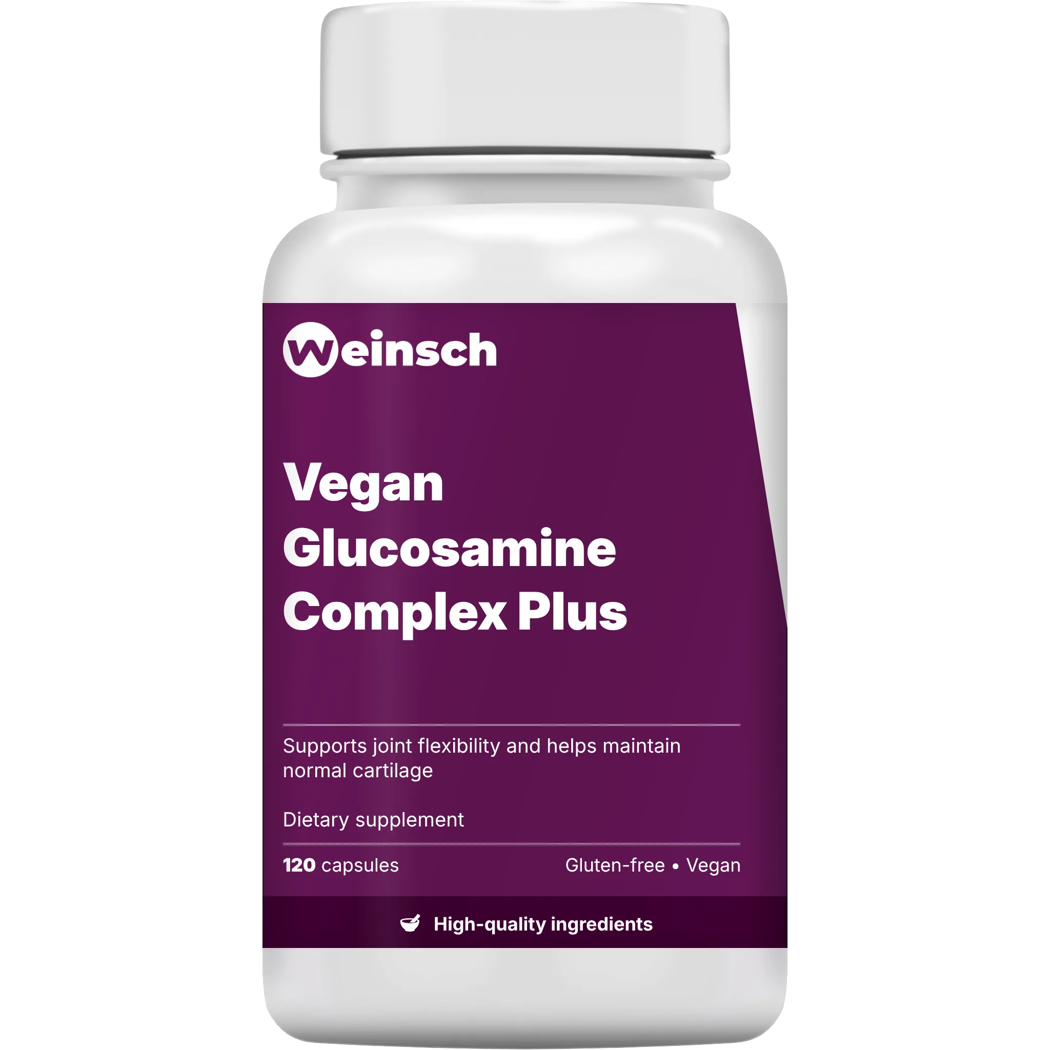 Vegan glucosamine complex plus packaging bottle.png