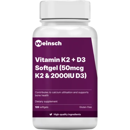 Vitamin k2 d3 softgel 50mcg k2 2000iu d3 packaging bottle.png