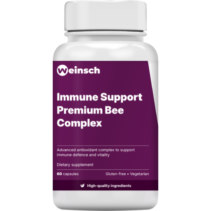 Immune support premium bee complex packaging bottle.png