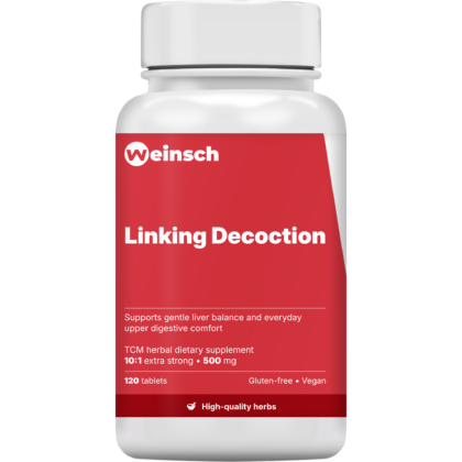 Linking decoction packaging bottle.png