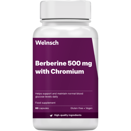 Berberine 500 mg with chromium packaging bottle.png