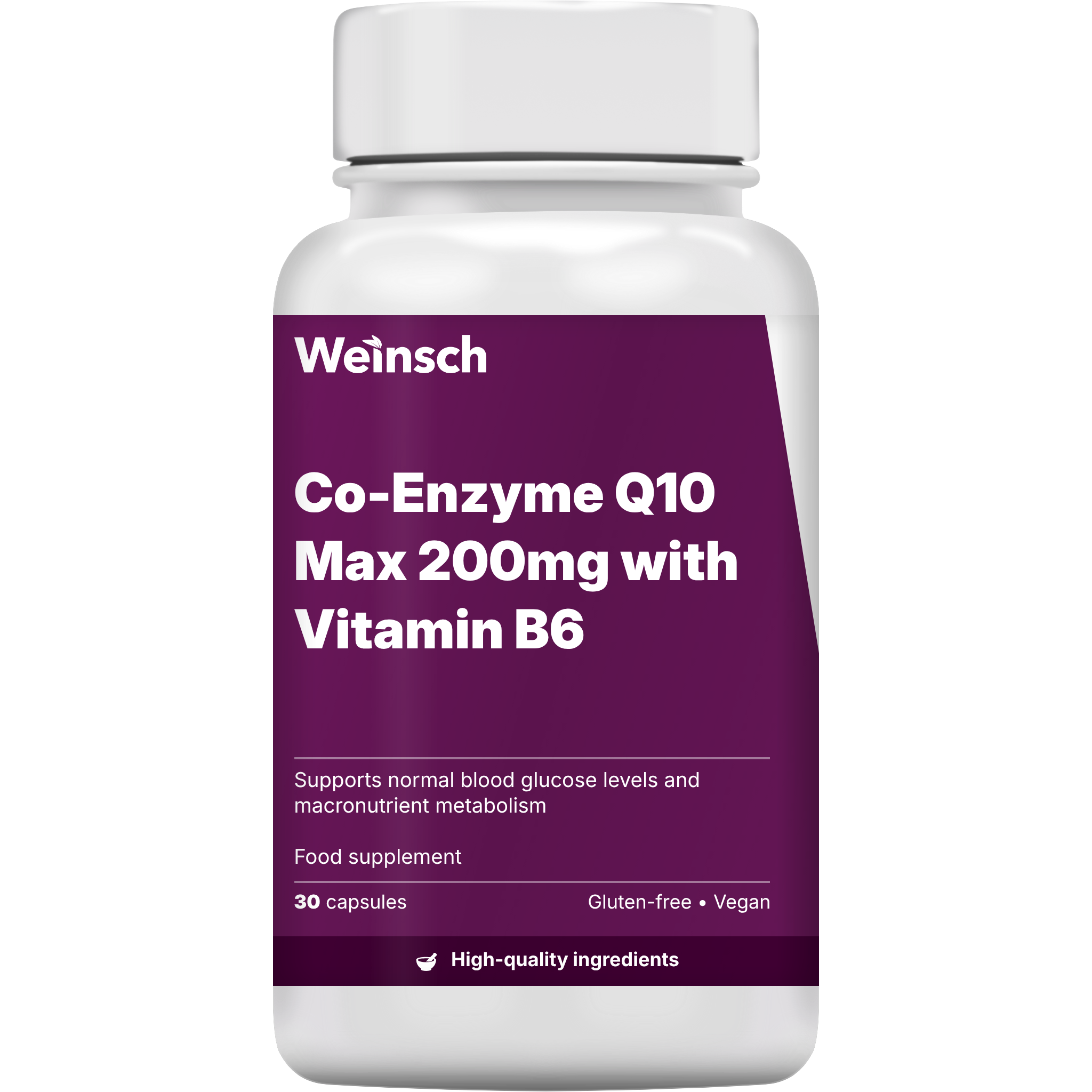 Co-Enzyme Q10 Max 200mg with Vitamin B6