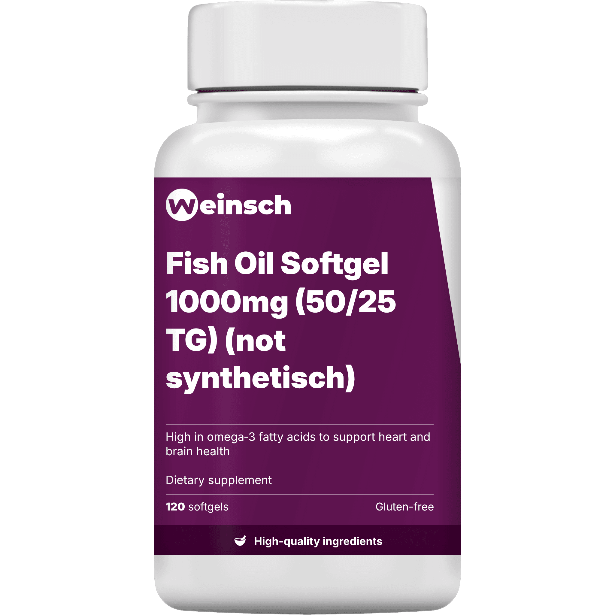 Fish Oil Softgel 1000mg (50/25 TG) (not synthetisch)