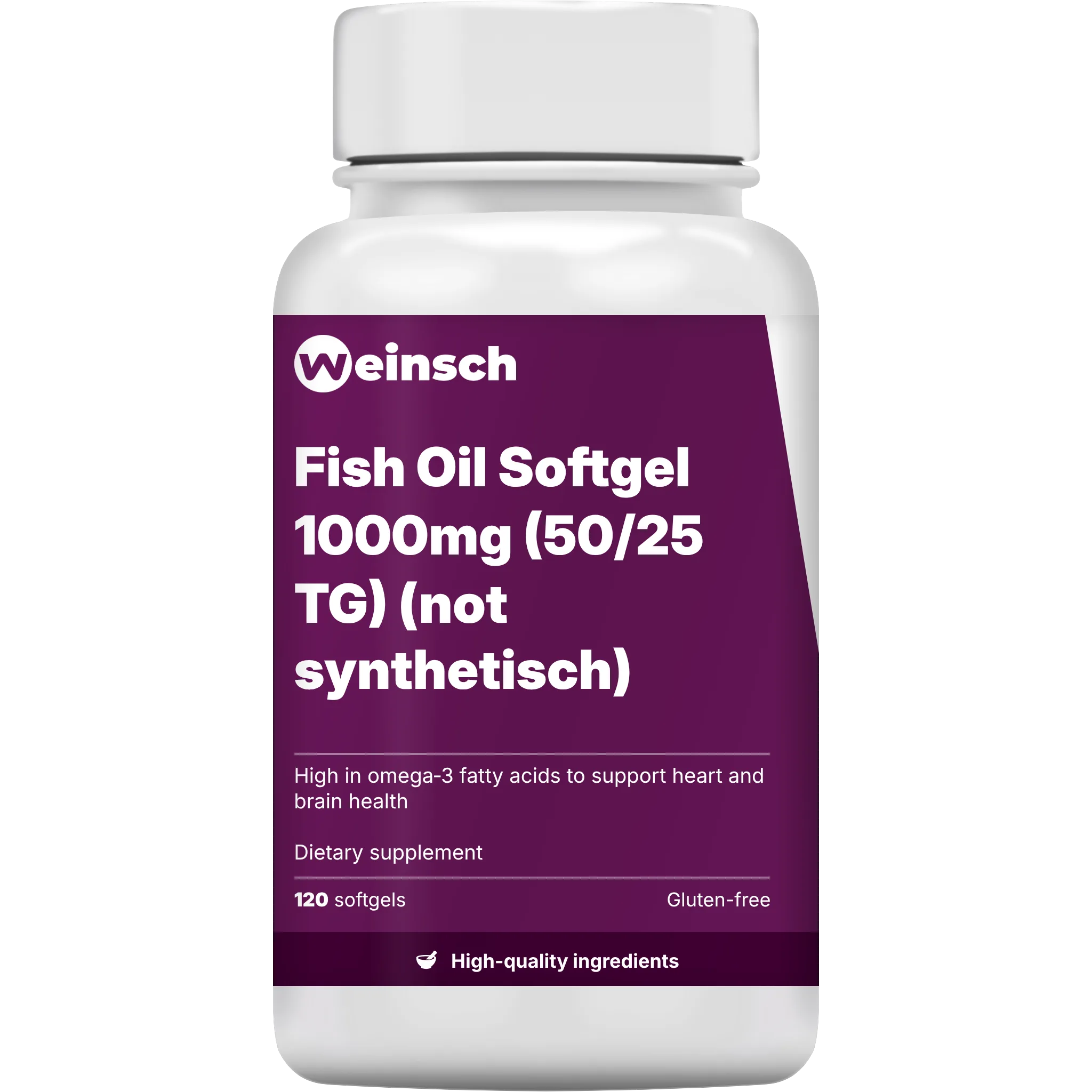 Fish Oil Softgel 1000mg (50/25 TG) (not synthetisch)