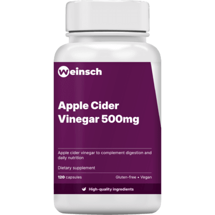 Apple cider vinegar 500mg packaging bottle.png