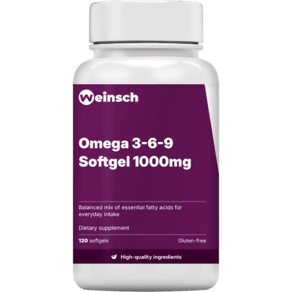 Omega 3 6 9 softgel 1000mg packaging bottle Wei.png