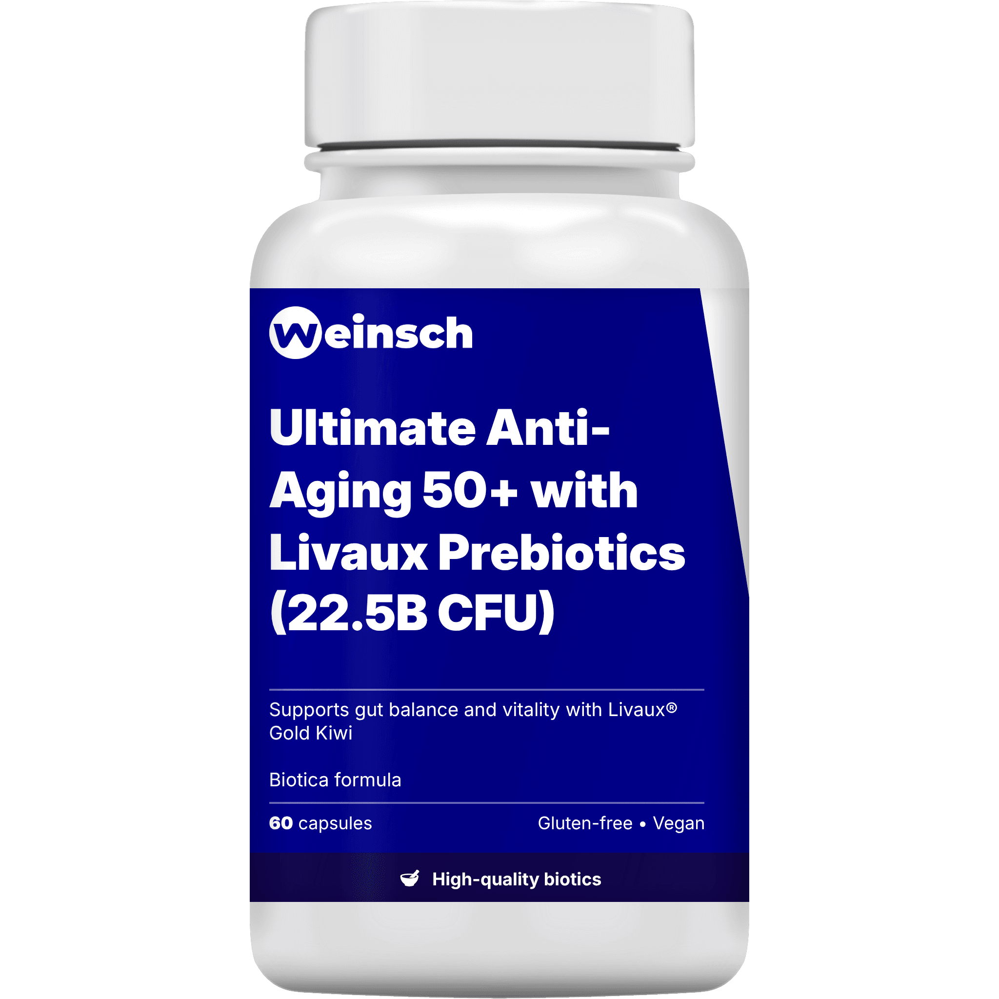 Ultimate Anti-Aging 50+ with Livaux Prebiotics (22.5B CFU)