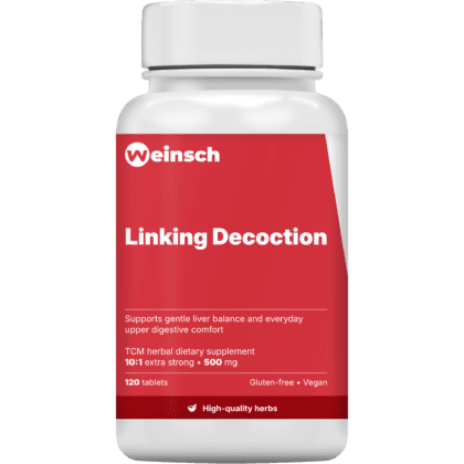 Linking decoction packaging bottle.png