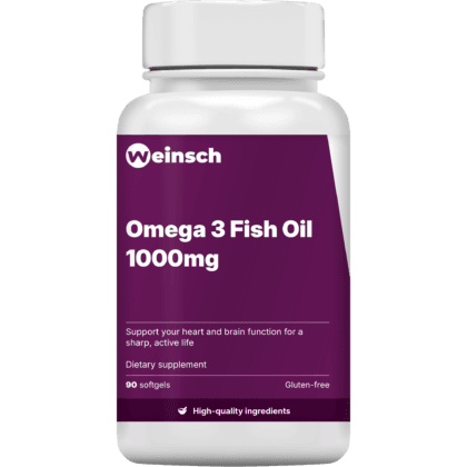Omega 3 fish oil 1000mg packaging bottle WHE.png
