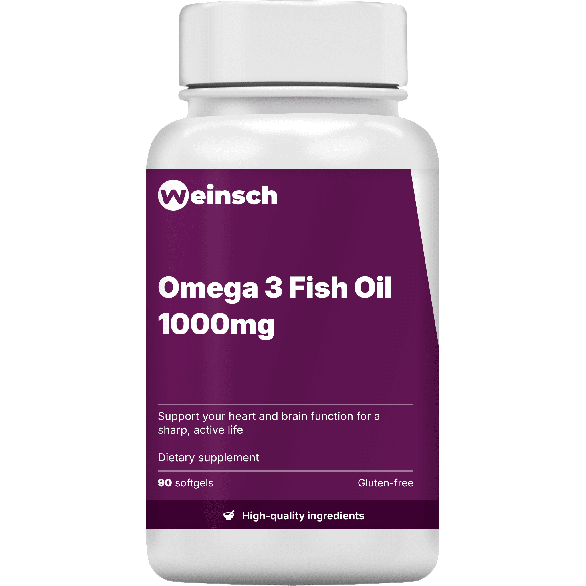 Omega 3 fish oil 1000mg packaging bottle WHE.png