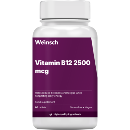 Vitamin b12 2500 mcg packaging bottle.png